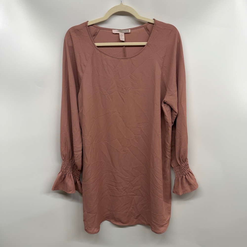 FOREVER 21 Pink Tunic Mini Dress XL XLarge‎ Cottagecore Fairycore Y2K Festival